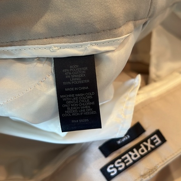 NWOT Express Editor Tan Pants - Picture 12 of 12